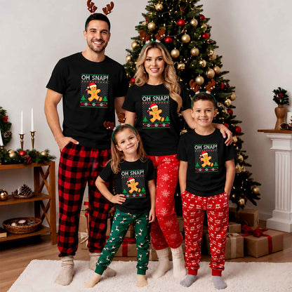Funny Gingerbread Christmas Sweatshirt, Oh Snap Holiday Graphic Tee, Christmas Gift