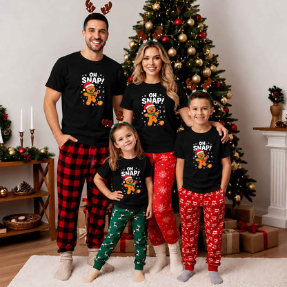 Funny Gingerbread Christmas Sweatshirt, Oh Snap Holiday Graphic Tee, Christmas Gift