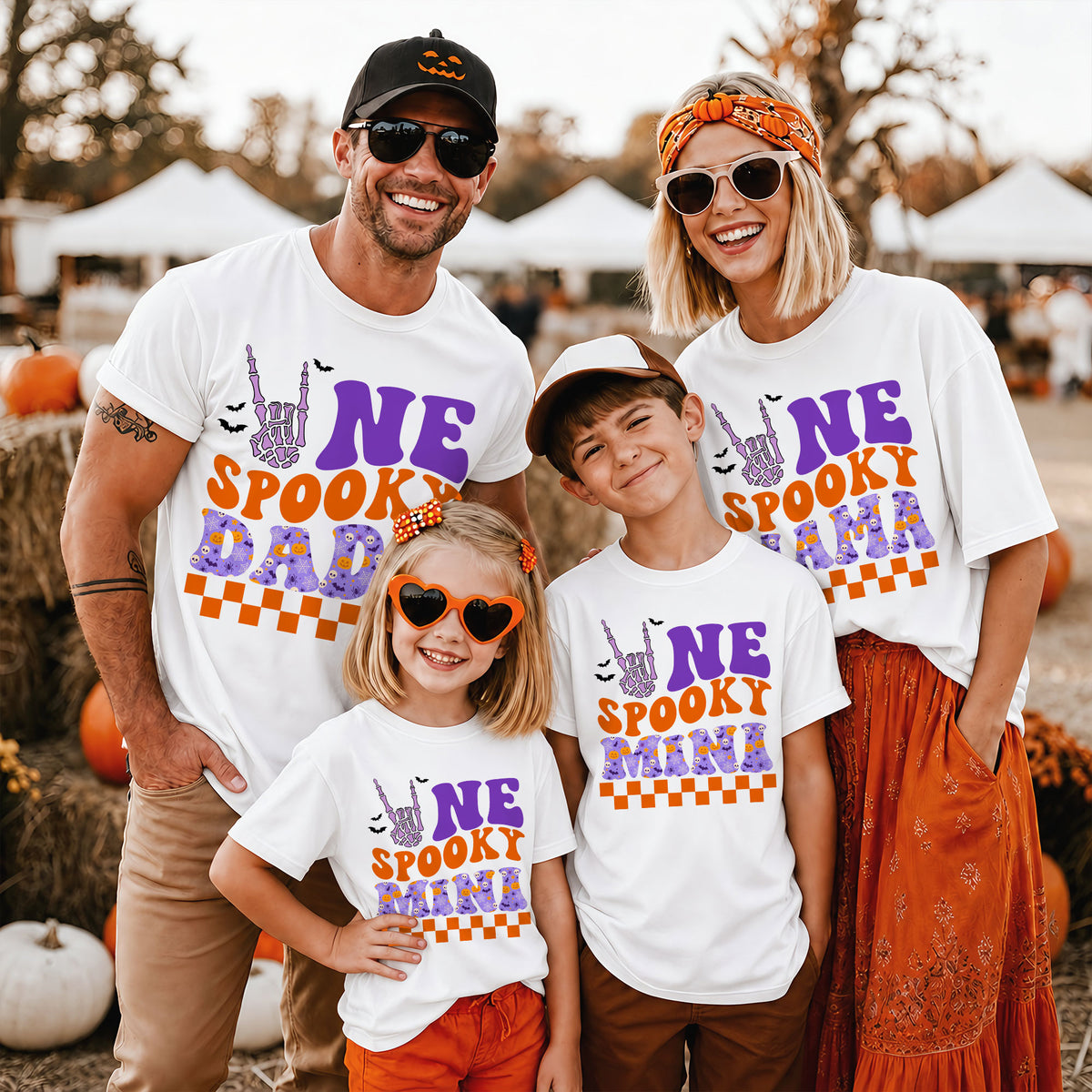 Personalized Halloween Family Shirt - One Spooky Dada Mama Mini Matching Shirt - Spooky Season Gift