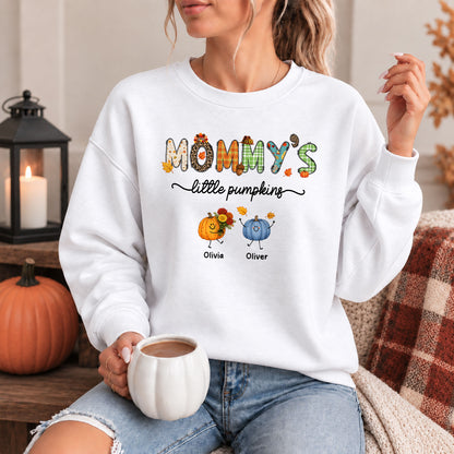 Personalized Thanksgiving Shirt - Grandma's Little Pumpkins Shirt - Gift for Grandma, Mom
