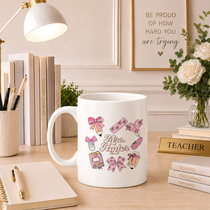 Teacher Affirmations Mug - Personalized Teacher Coffee Mug - Motivation Gift for Teachers