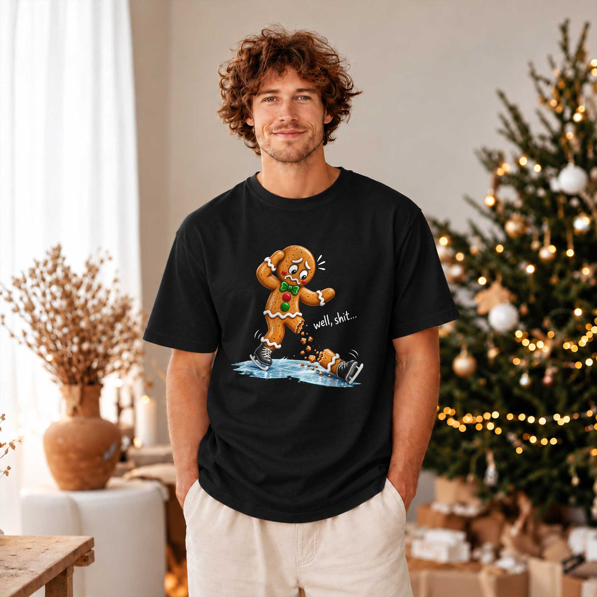Gingerbread Christmas Sweatshirt, Funny Christmas Shirt Christmas Gift