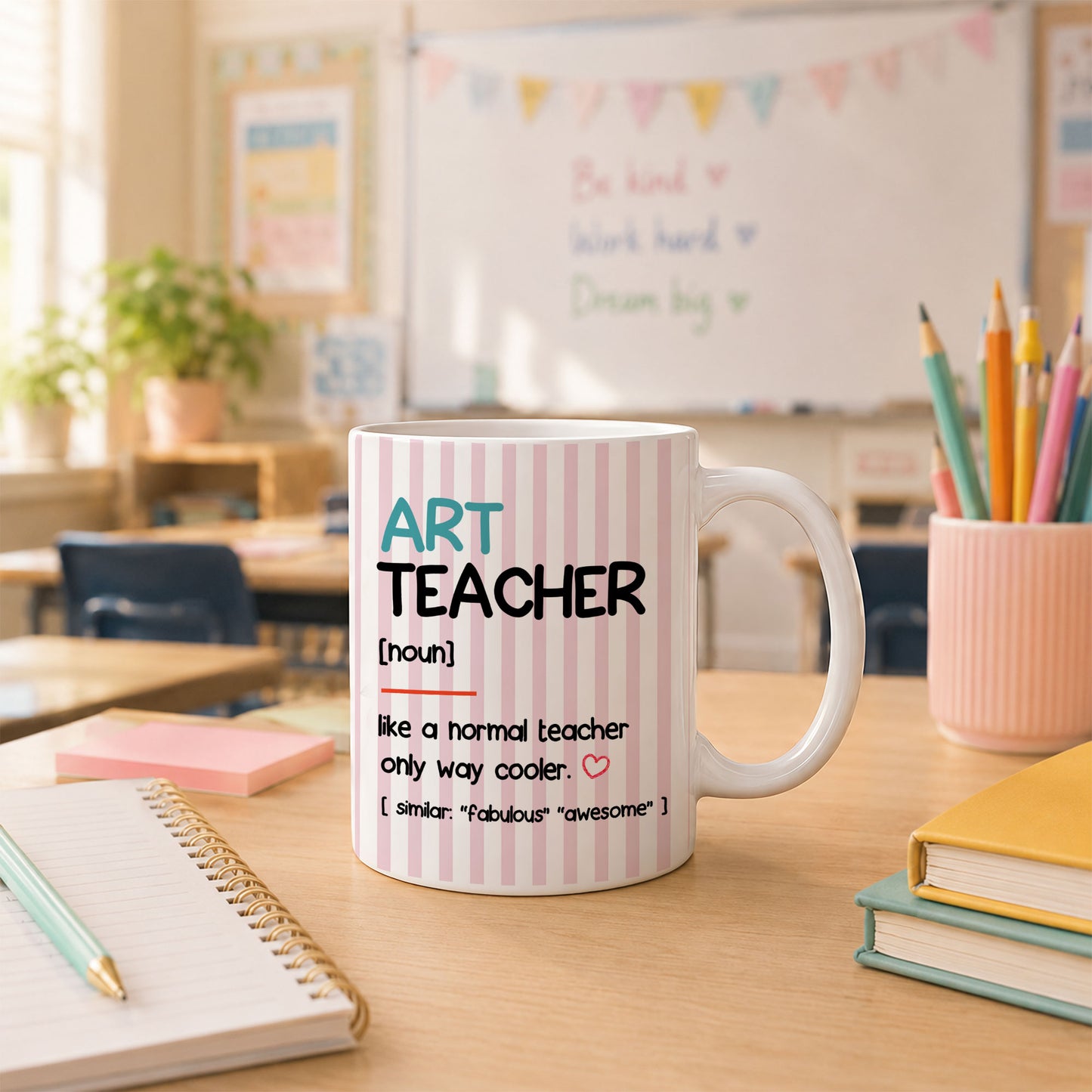Custom Subject Teacher Coffee Mug - Personalized Teacher Ceramic Cup, Teacher Appreciation Gift