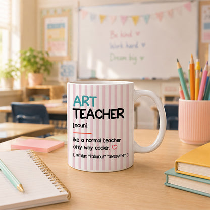 Custom Subject Teacher Coffee Mug - Personalized Teacher Ceramic Cup, Teacher Appreciation Gift