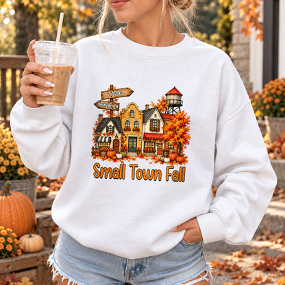 Personalized Thanksgiving Shirt - Small Town Fall Pumpkin Hayrides - Pumpkin Farm Trendy Gift For Friends