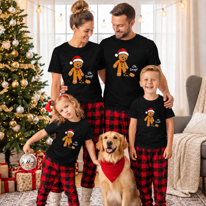 Funny Gingerbread Christmas Sweatshirt, Oh Snap Holiday Graphic Tee, Christmas Gift