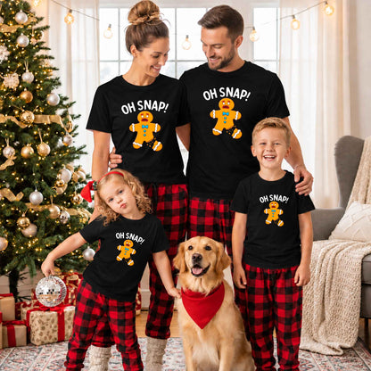 Funny Gingerbread Christmas Sweatshirt, Oh Snap Holiday Graphic Tee, Christmas Gift