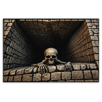 Welcome Halloween Door Mat, Spooky Skeleton Doormat Home Decor, Halloween Gift For Family