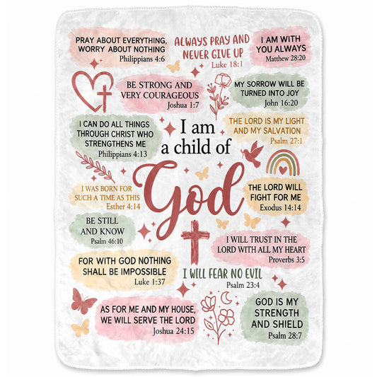 Thanksgiving Jesus Christian Fall Tree Blanket, Religious Fleece & Sherpa Throw, Faith Gift for Adults, Friends