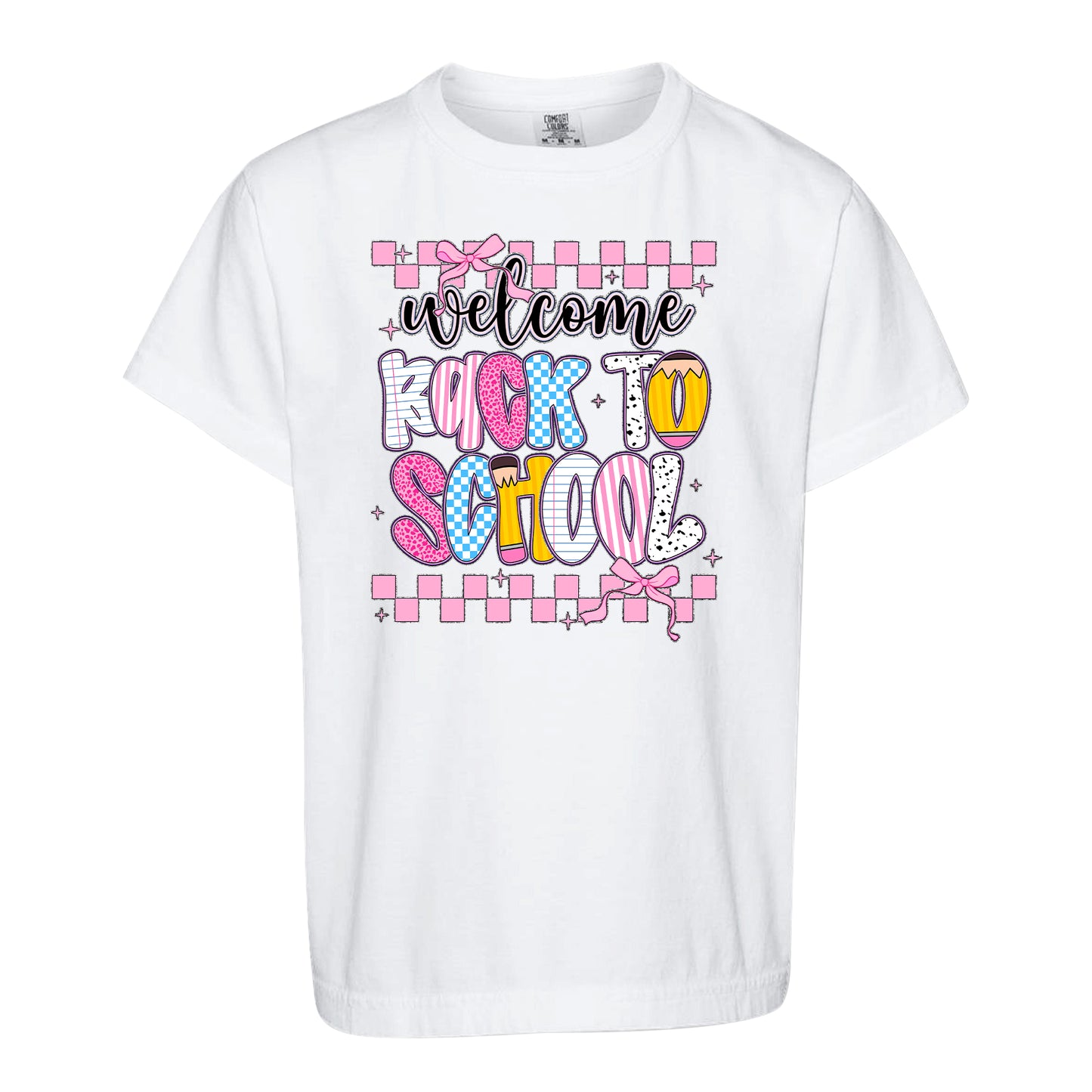 Personalized Welcome Back to School Teacher Student Shirt, Custom Name Back to School T-Shirt, First Day of School Gift Tee